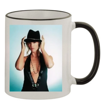 Jennifer Garner 11oz Colored Rim & Handle Mug