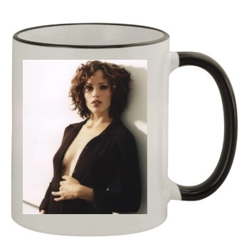 Jennifer Garner 11oz Colored Rim & Handle Mug