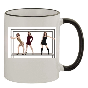 Jennifer Garner 11oz Colored Rim & Handle Mug