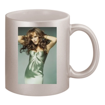 Jennifer Garner 11oz Metallic Silver Mug