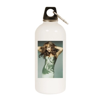 Jennifer Garner White Water Bottle With Carabiner