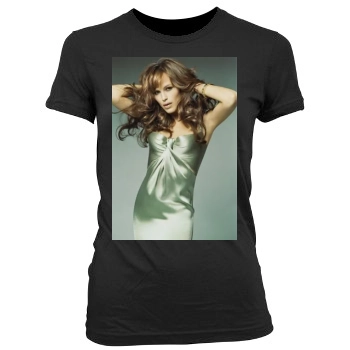 Jennifer Garner Women's Junior Cut Crewneck T-Shirt