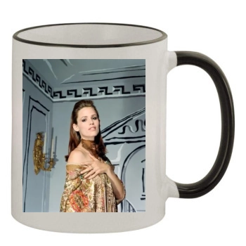 Jennifer Garner 11oz Colored Rim & Handle Mug