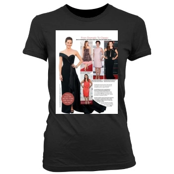 Jennifer Garner Women's Junior Cut Crewneck T-Shirt