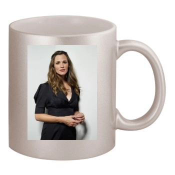 Jennifer Garner 11oz Metallic Silver Mug