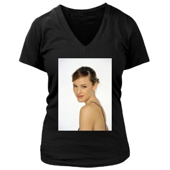 Jennifer Garner Women's Deep V-Neck TShirt