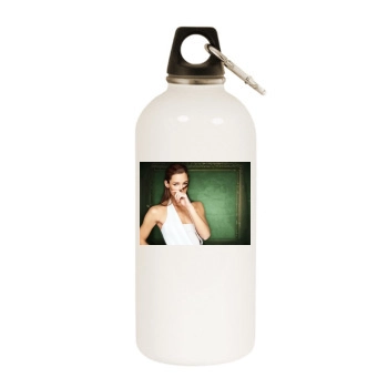 Jennifer Garner White Water Bottle With Carabiner