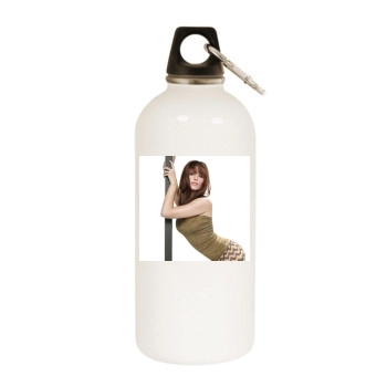 Jennifer Garner White Water Bottle With Carabiner