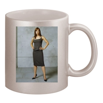 Jennifer Garner 11oz Metallic Silver Mug