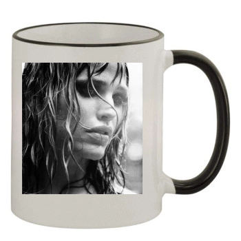 Jennifer Garner 11oz Colored Rim & Handle Mug