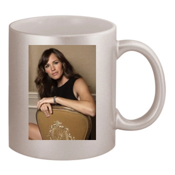 Jennifer Garner 11oz Metallic Silver Mug