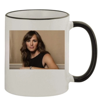 Jennifer Garner 11oz Colored Rim & Handle Mug