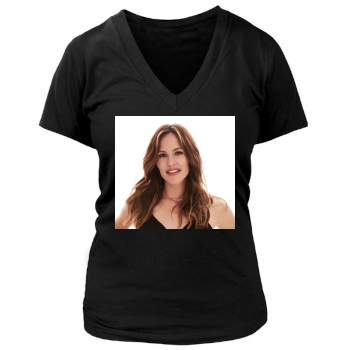 Jennifer Garner Women's Deep V-Neck TShirt