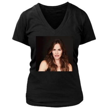 Jennifer Garner Women's Deep V-Neck TShirt