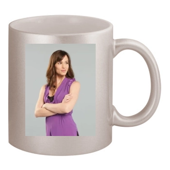 Jennifer Garner 11oz Metallic Silver Mug