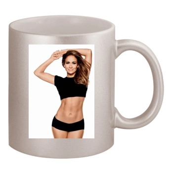 Jennifer Lopez 11oz Metallic Silver Mug