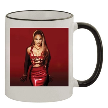 Jennifer Lopez 11oz Colored Rim & Handle Mug