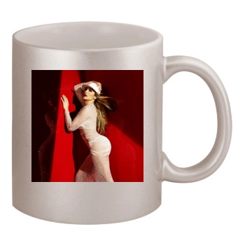 Jennifer Lopez 11oz Metallic Silver Mug