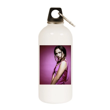 Jennifer Lopez White Water Bottle With Carabiner