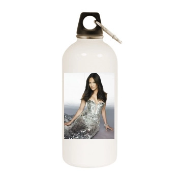 Jennifer Lopez White Water Bottle With Carabiner