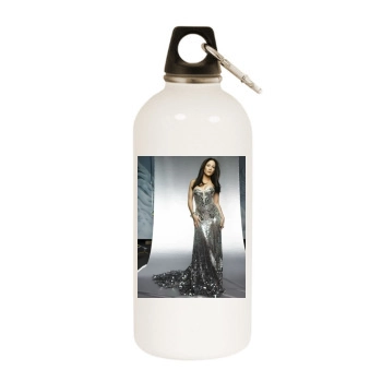 Jennifer Lopez White Water Bottle With Carabiner