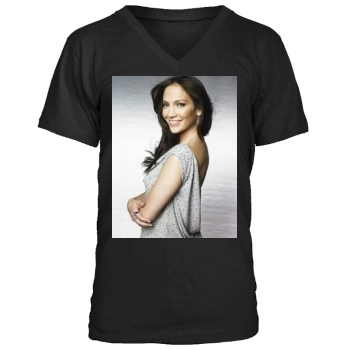 Jennifer Lopez Men's V-Neck T-Shirt