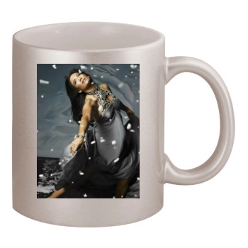 Jennifer Lopez 11oz Metallic Silver Mug