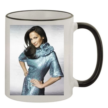 Jennifer Lopez 11oz Colored Rim & Handle Mug