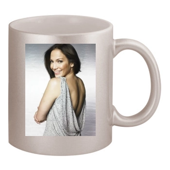 Jennifer Lopez 11oz Metallic Silver Mug