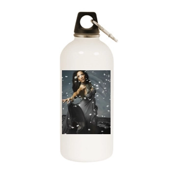 Jennifer Lopez White Water Bottle With Carabiner