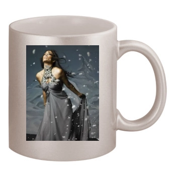 Jennifer Lopez 11oz Metallic Silver Mug