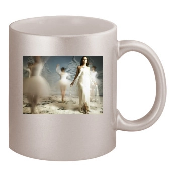 Jennifer Lopez 11oz Metallic Silver Mug