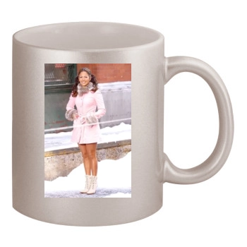 Jennifer Lopez 11oz Metallic Silver Mug