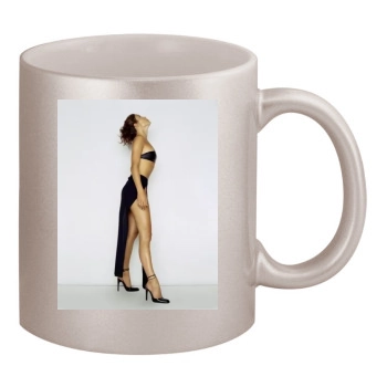 Jennifer Lopez 11oz Metallic Silver Mug