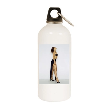 Jennifer Lopez White Water Bottle With Carabiner