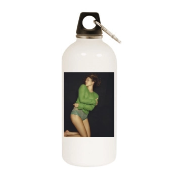 Jennifer Lopez White Water Bottle With Carabiner