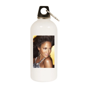 Jennifer Lopez White Water Bottle With Carabiner