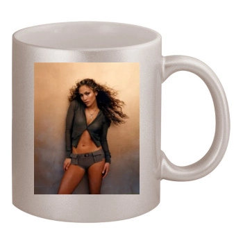 Jennifer Lopez 11oz Metallic Silver Mug