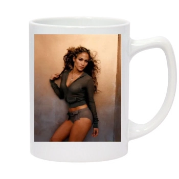 Jennifer Lopez 14oz White Statesman Mug