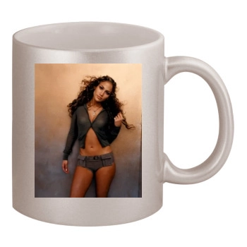 Jennifer Lopez 11oz Metallic Silver Mug