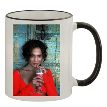 Jennifer Lopez 11oz Colored Rim & Handle Mug