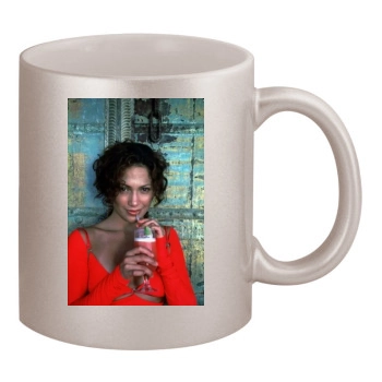 Jennifer Lopez 11oz Metallic Silver Mug