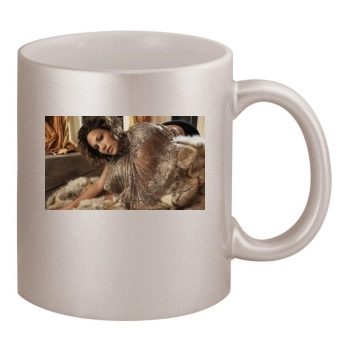 Jennifer Lopez 11oz Metallic Silver Mug