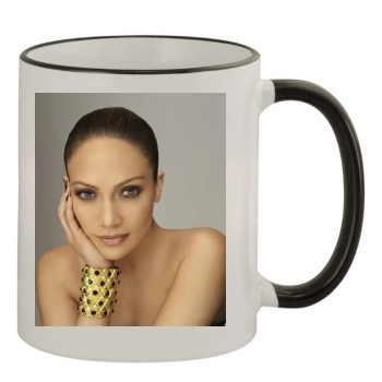 Jennifer Lopez 11oz Colored Rim & Handle Mug