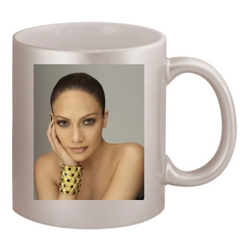 Jennifer Lopez 11oz Metallic Silver Mug