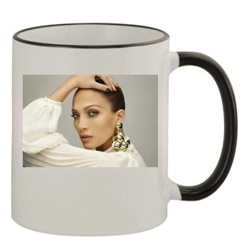 Jennifer Lopez 11oz Colored Rim & Handle Mug