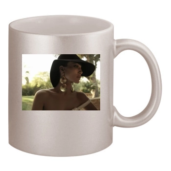 Jennifer Lopez 11oz Metallic Silver Mug