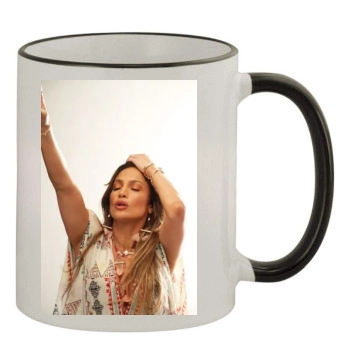 Jennifer Lopez 11oz Colored Rim & Handle Mug