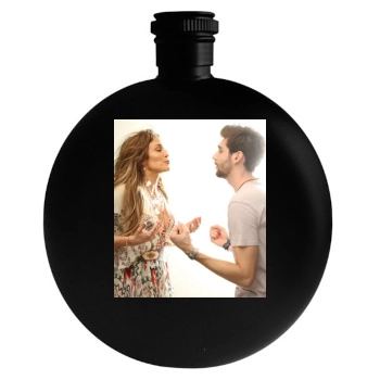 Jennifer Lopez Round Flask