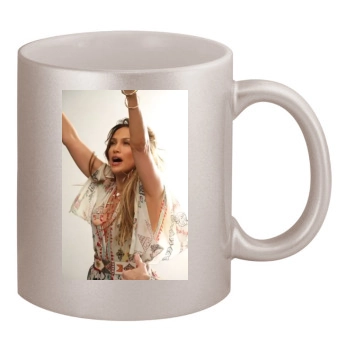 Jennifer Lopez 11oz Metallic Silver Mug